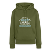 Könnt' ick fliejen, wär ick zu faul zum Flüjelschlagen - Frauen Premium Hoodie - Khaki