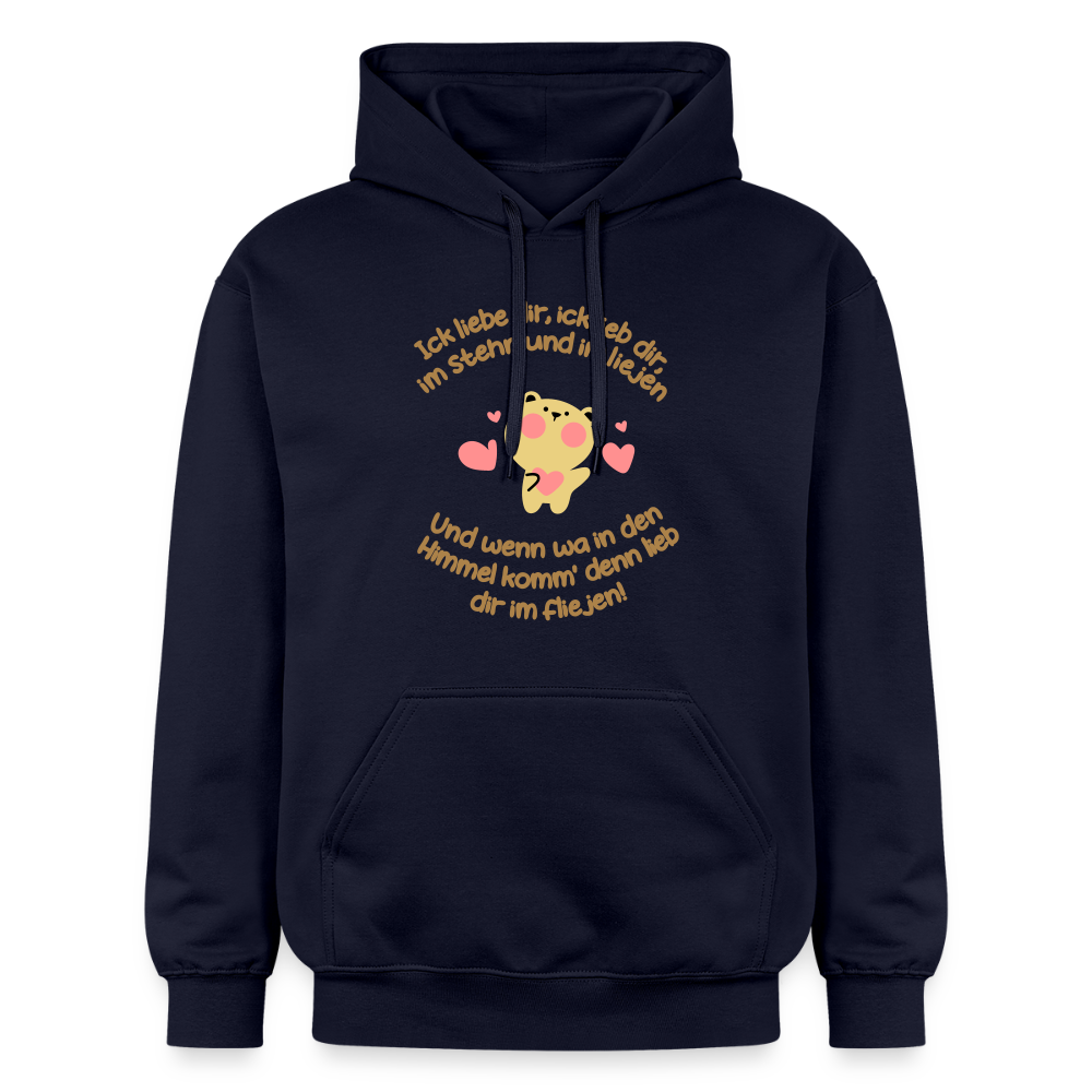 Im Stehn und im Liejen! - Hoodie - Navy