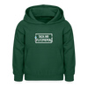 Tach ihr Flitzpiepen - weiß - Kinder Hoodie - Flaschengrün