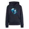 Berliner Bär bei Nacht - Frauen Premium Hoodie - Navy