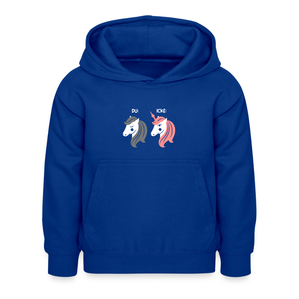 Berliner Einhorn - Kinder Hoodie - Royalblau