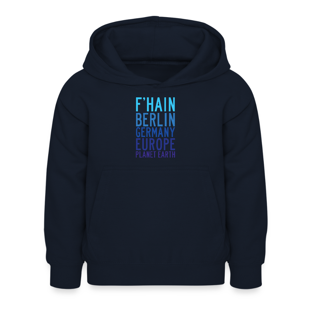 F'hain - Planet Earth - Kinder Hoodie - Navy