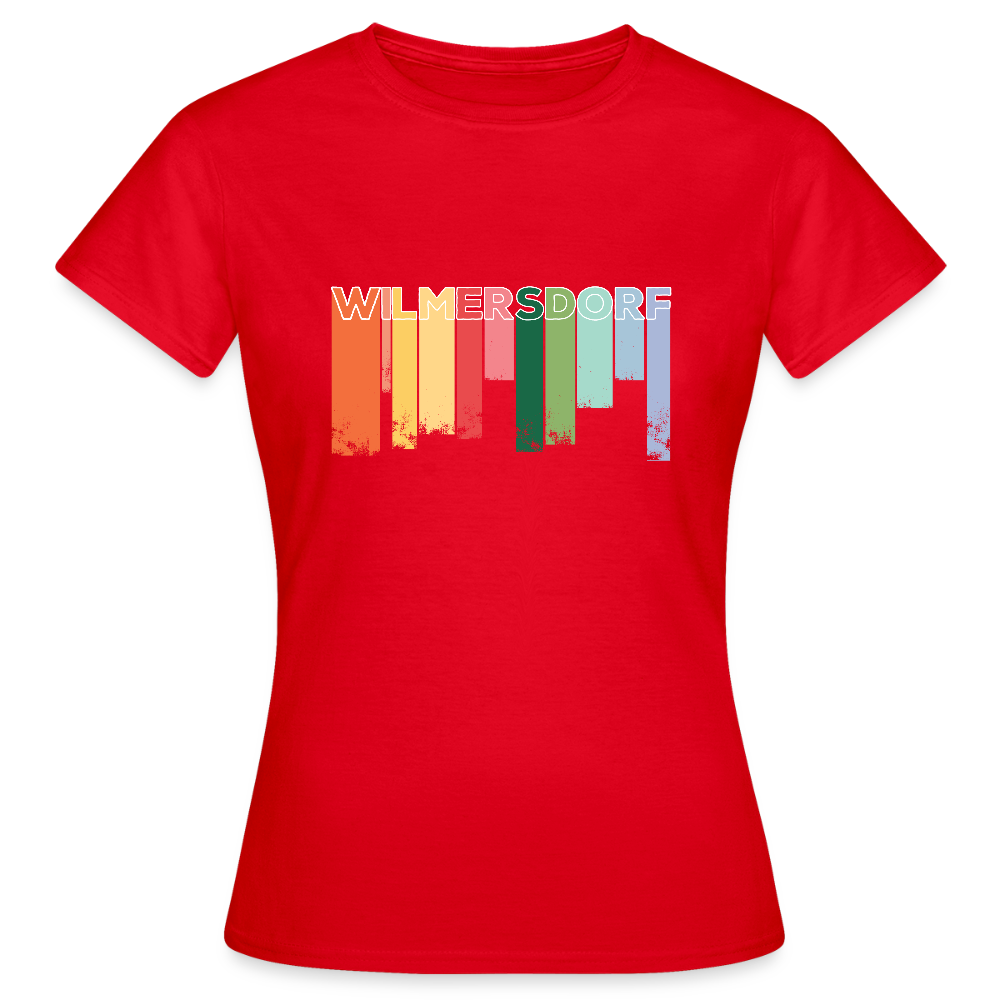 Wilmersdorf Regen - Frauen Premium T-Shirt - Rot