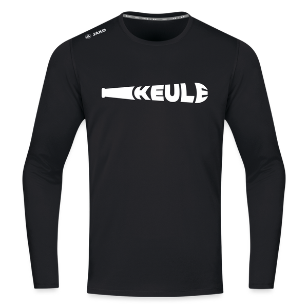 Keule - Männer Sport Langamshirt - Schwarz
