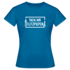 Tach ihr Flitzpiepen - weiß - Frauen Premium T-Shirt - Antikblaues Saphir meliert