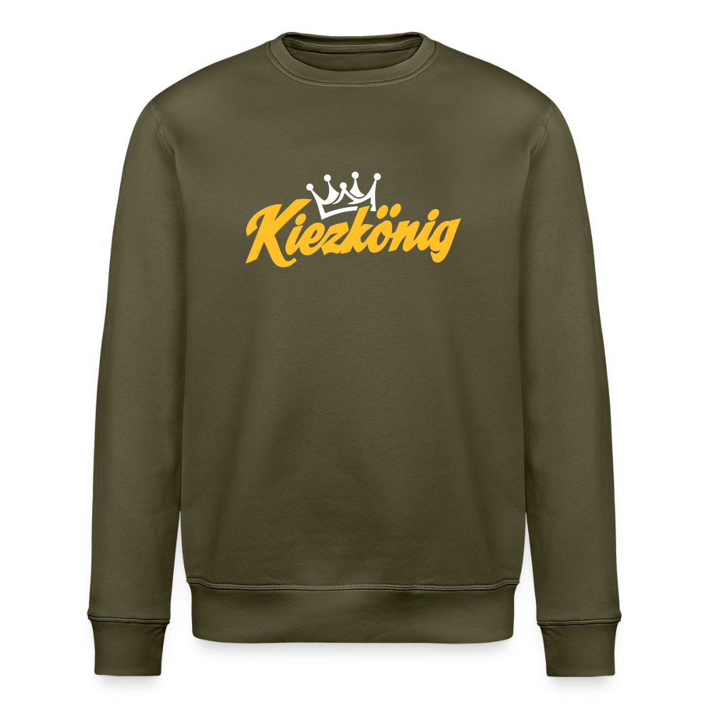 Kiezkönig - Unisex Bio Sweatshirt - Khaki