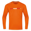 Eene meene Meck... - Männer Sport Langamshirt - Neonorange