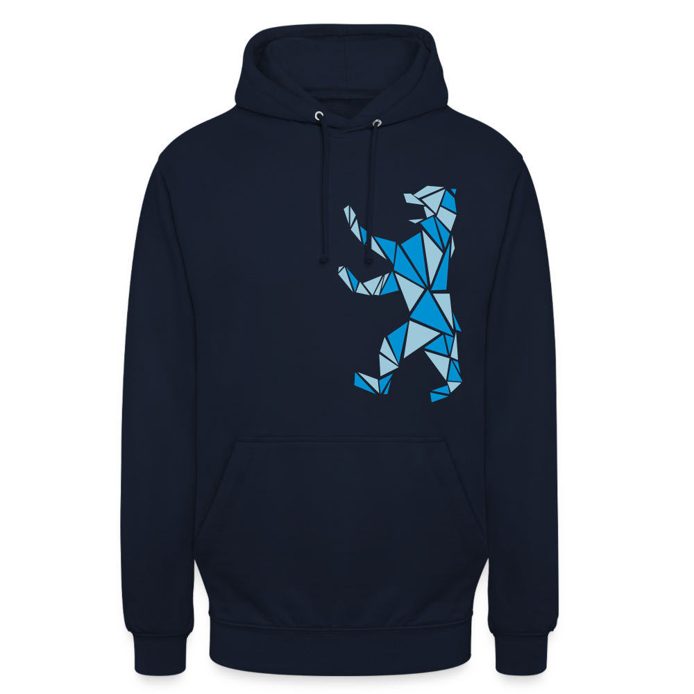 Berliner Bär Geometrie - Unisex Hoodie - Navy