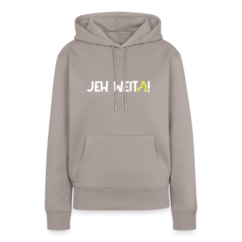 Jeh Weita! - Frauen Premium Hoodie - Taupe