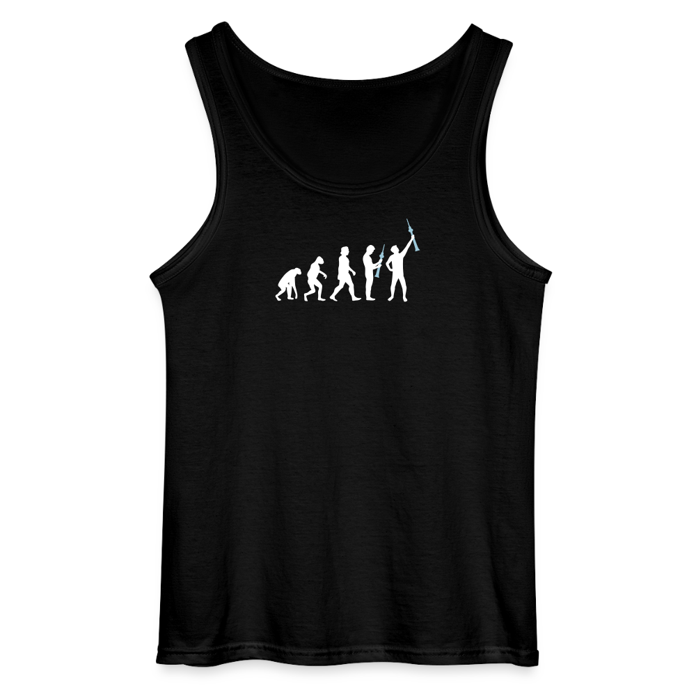 Evolution - Männer Tank Top - Schwarz