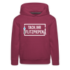 Tach ihr Flitzpiepen - weiß - Kinder Premium Hoodie - Bordeaux
