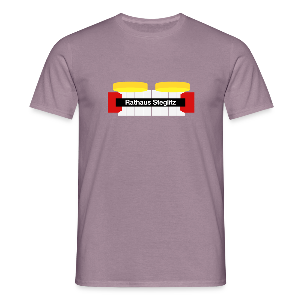 Rathaus Steglitz - Männer Premium T-Shirt - Lilagrau