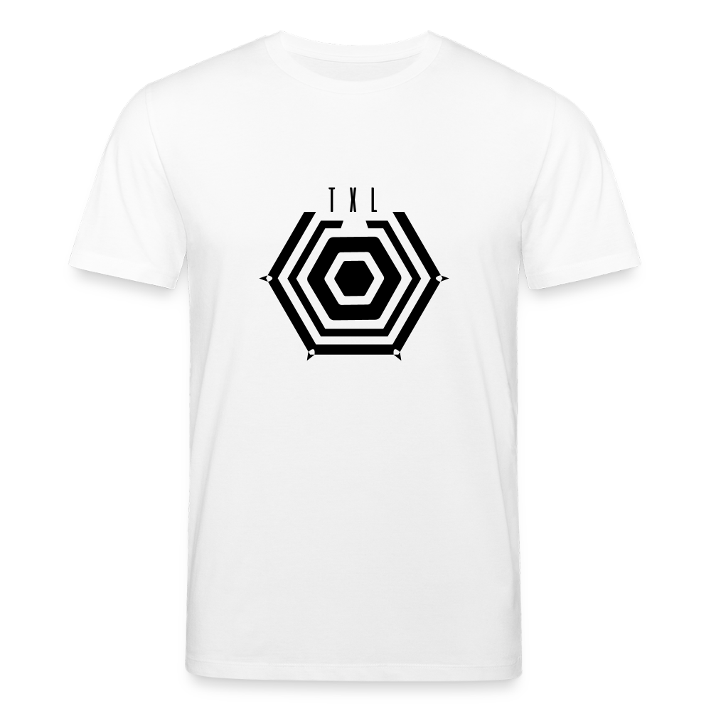 Tegel TXL Umrisse - Unisex Bio T-Shirt - Weiß