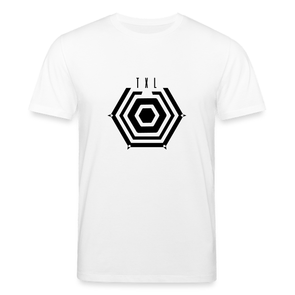 Tegel TXL Umrisse - Unisex Bio T-Shirt - Weiß