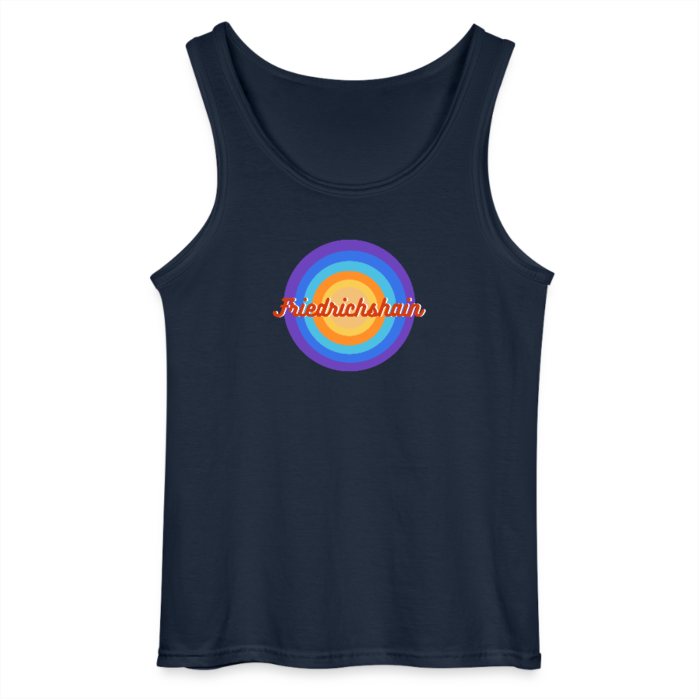 Friedrichshain Retro - Männer Tank Top - Navy