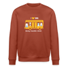 I love BVG - Unisex Bio Sweatshirt - Terrakotta