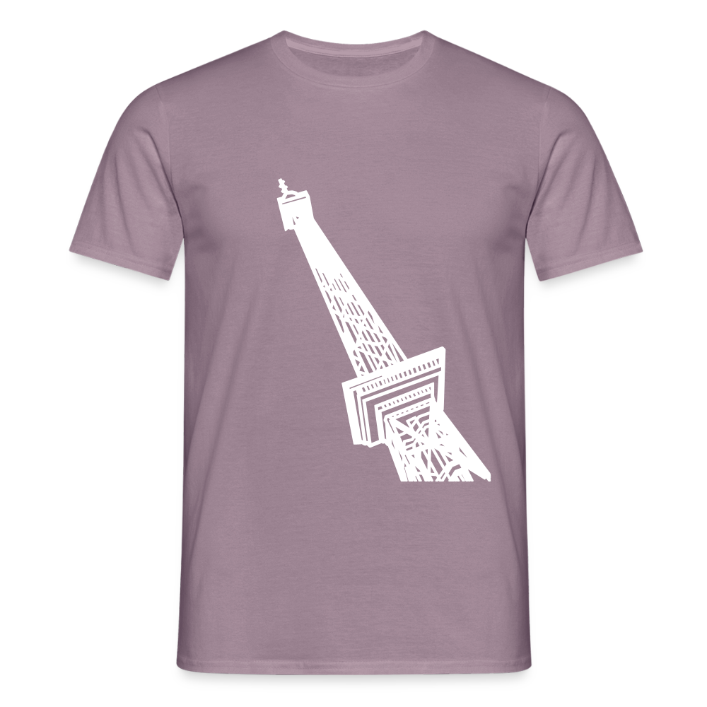 Der Funkturm - Männer Premium T-Shirt - Lilagrau