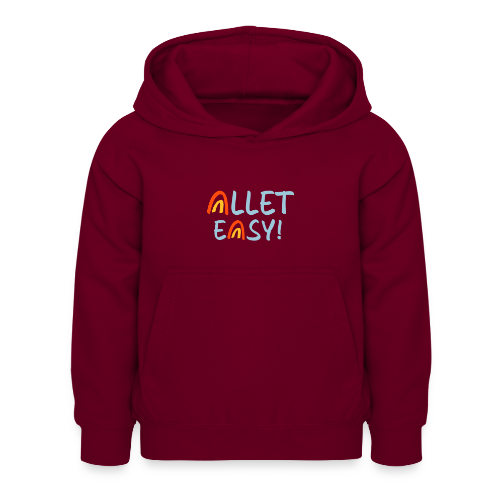Allet Easy! - Kinder Hoodie - Bordeaux
