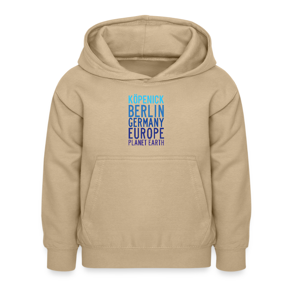 Köpenick Planet Earth - Kinder Hoodie - Sand