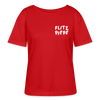 Flitzpiepe - Relaxed Rundhals Frauen Bio-T-Shirt - Rot