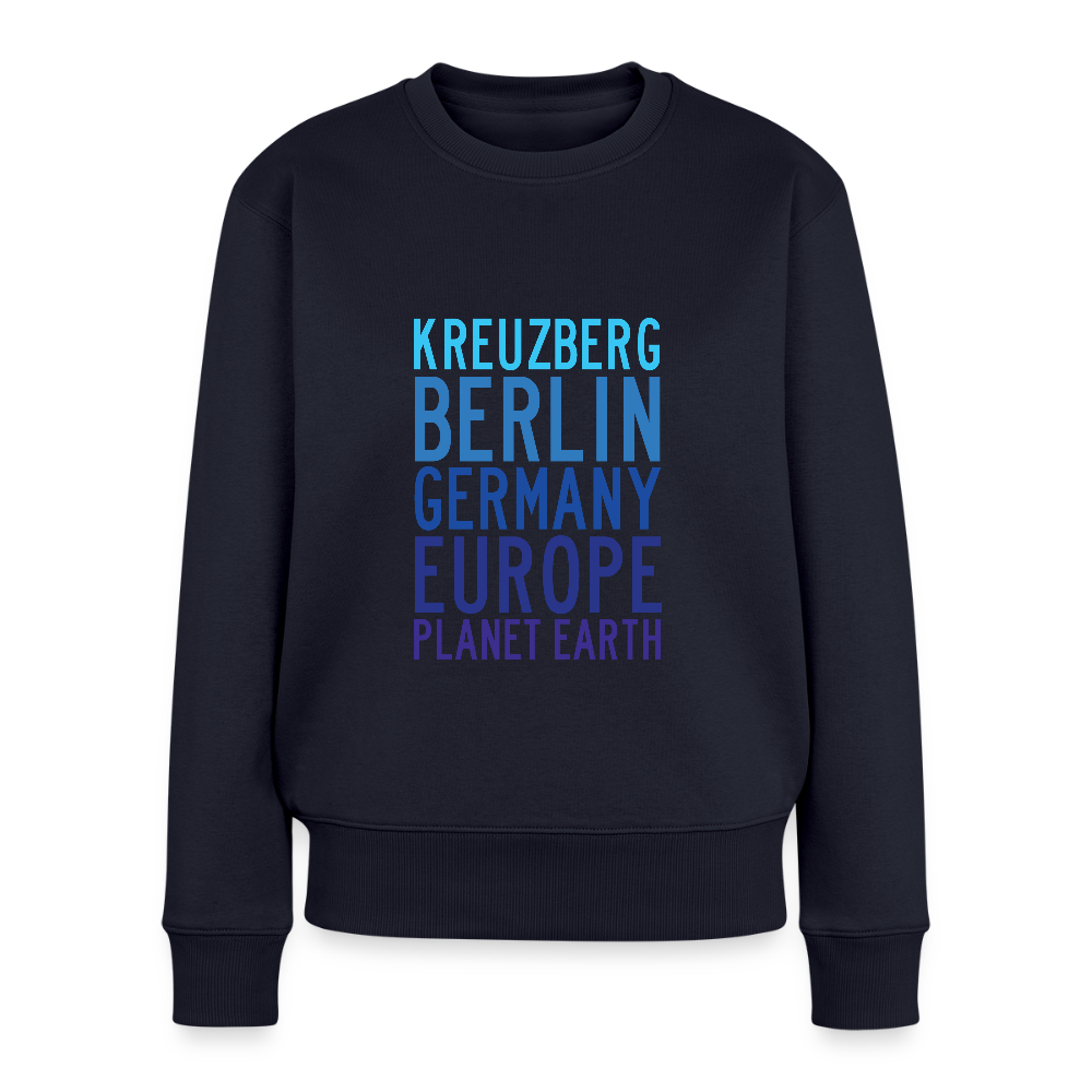 Kreuzberg - Planet Earth - Frauen Premium Pullover - Navy
