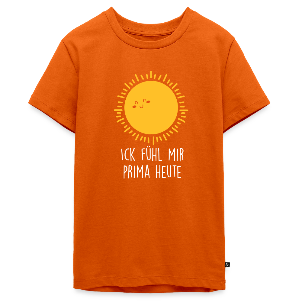 Ick fühl mir prima - Teenager Premium T-Shirt - Orange 