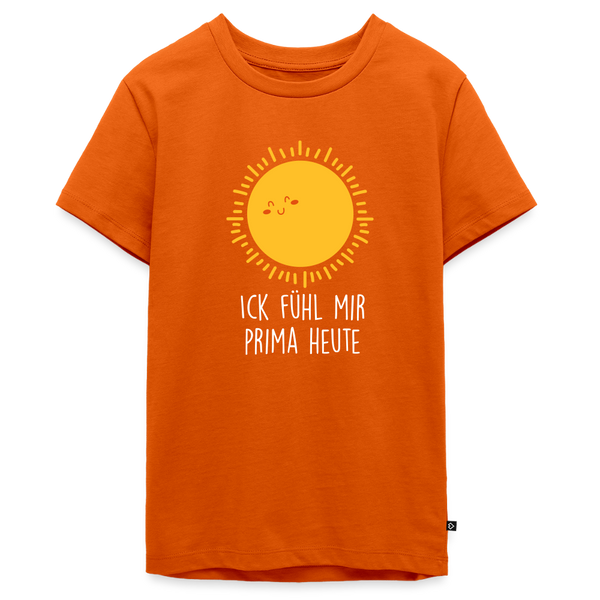 Ick fühl mir prima - Teenager Premium T-Shirt - Orange 