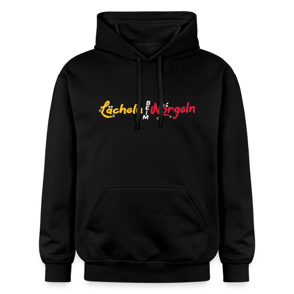 Lächeln beim Nörgeln - Hoodie - Schwarz