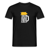 Ick kieke, staune, wunda mir, wie'n kühles Bier jefällt mir hier - Männer Premium T-Shirt - Schwarz