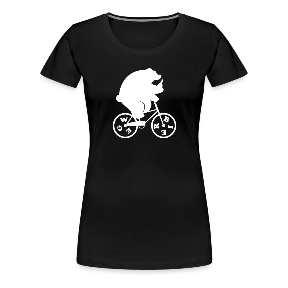 Wegbier Berlin - Frauen Premium T-Shirt - Schwarz