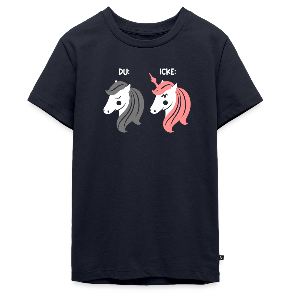 Berliner Einhorn - Teenager Premium T-Shirt - Navy