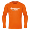 Spreewasser im Blut - Männer Sport Langamshirt - Neonorange