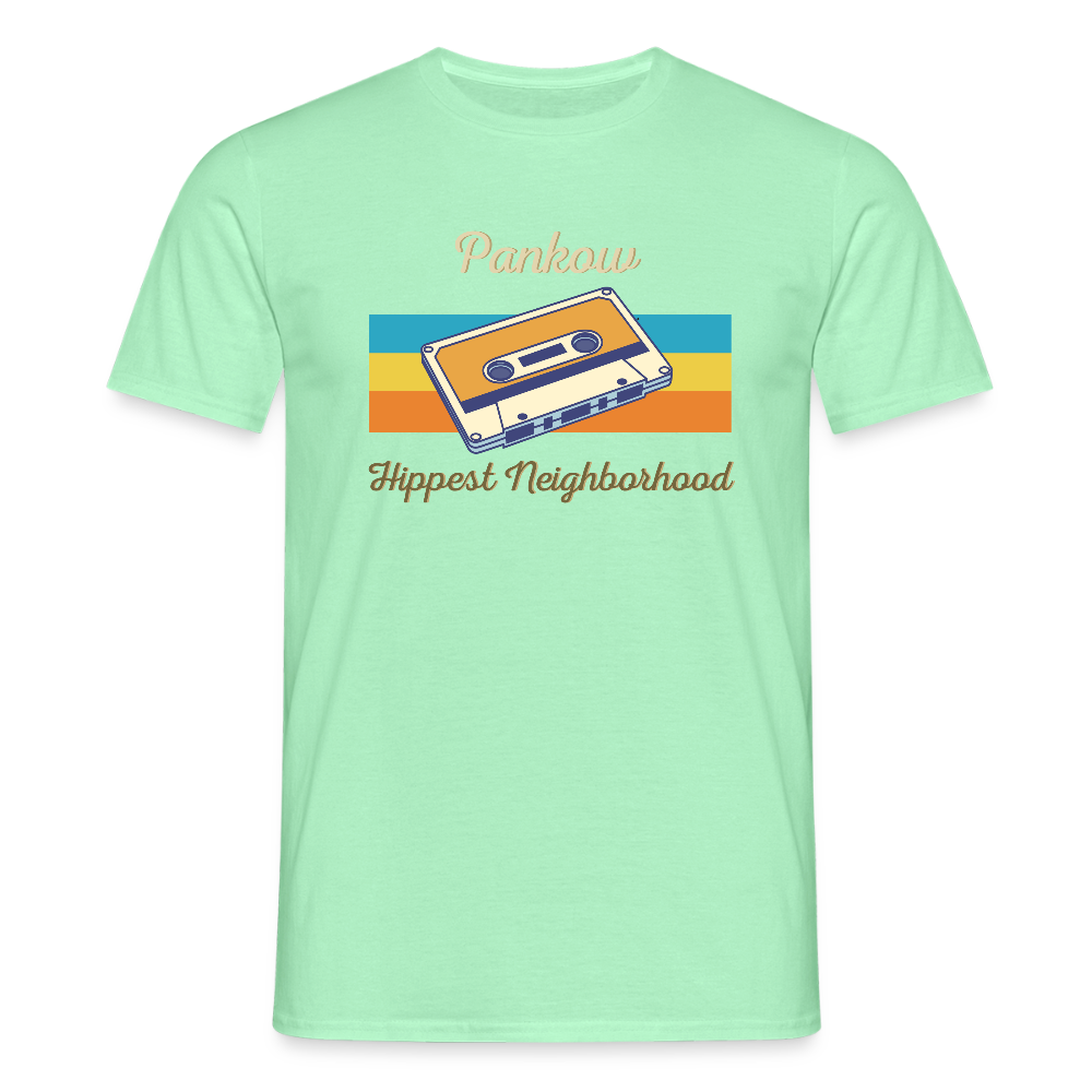 Pankow Hippest Neighborhood - Männer Premium T-Shirt - Mintgrün
