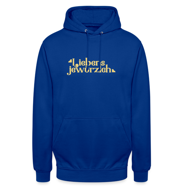 Liebensjewürzich - Unisex Hoodie - Royalblau