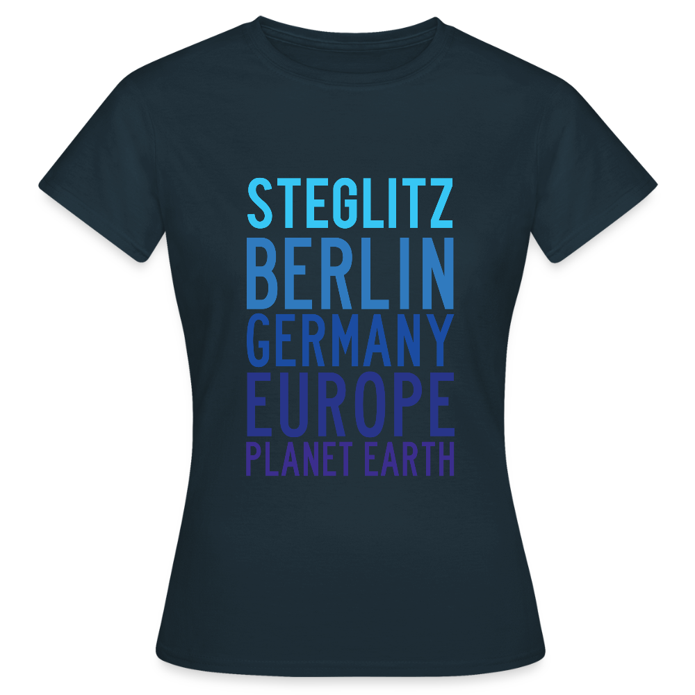 Steglitz Planet Earth - Frauen Premium T-Shirt - Navy