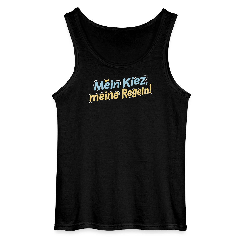 Mein Kiez, meine Regeln! - Männer Tank Top - Schwarz