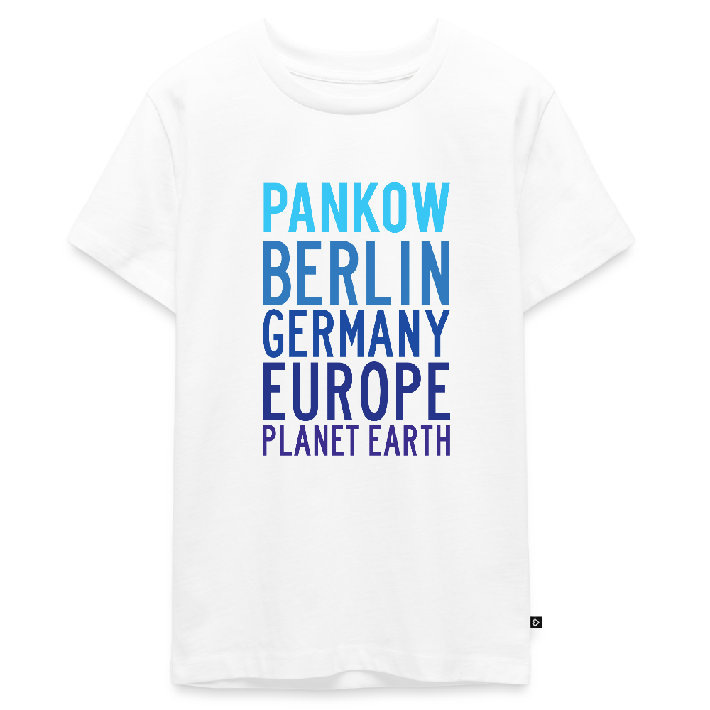 Pankow Planet Earth - Teenager Premium T-Shirt - Weiß