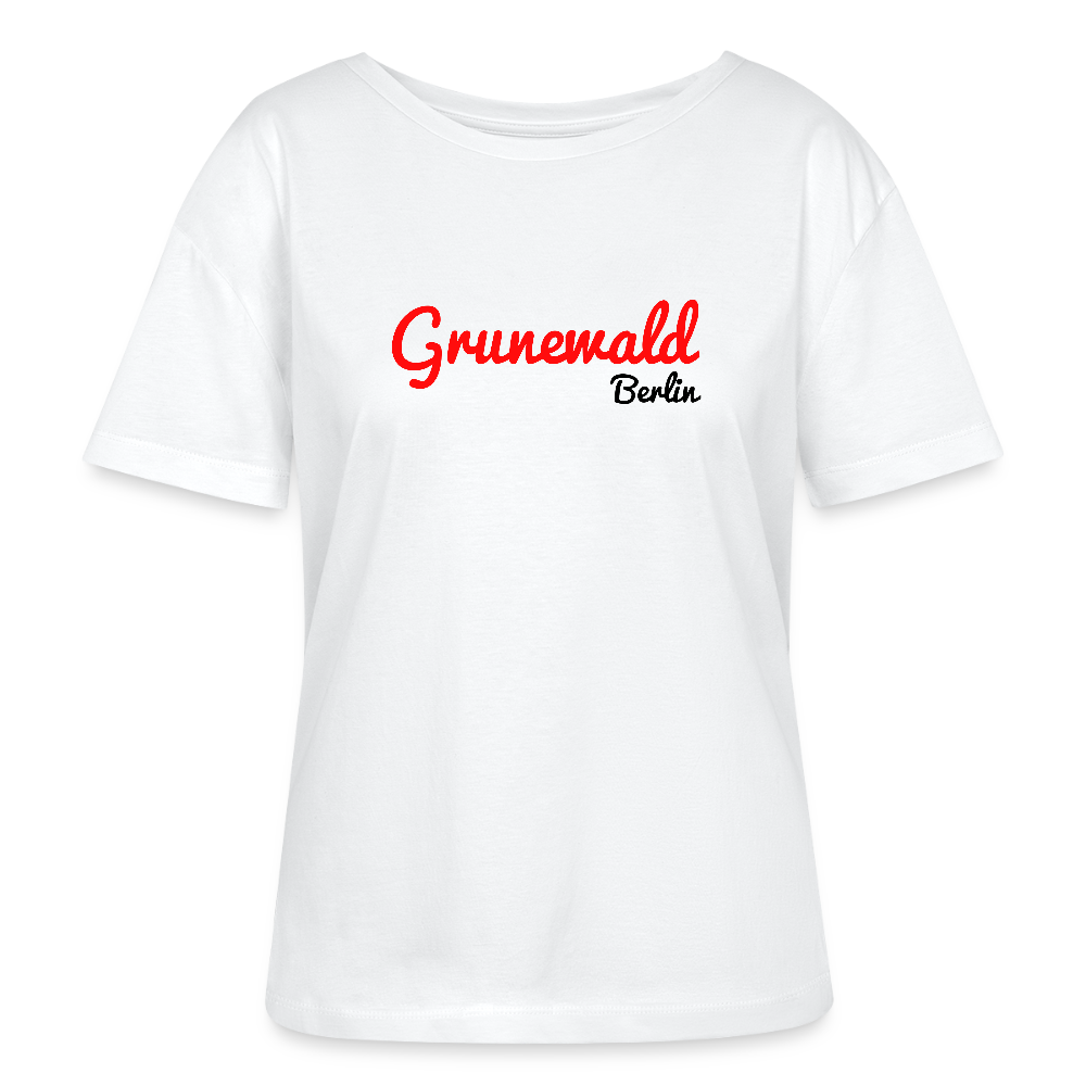 Grunewald Berlin - Relaxed Rundhals Frauen Bio-T-Shirt - Weiß