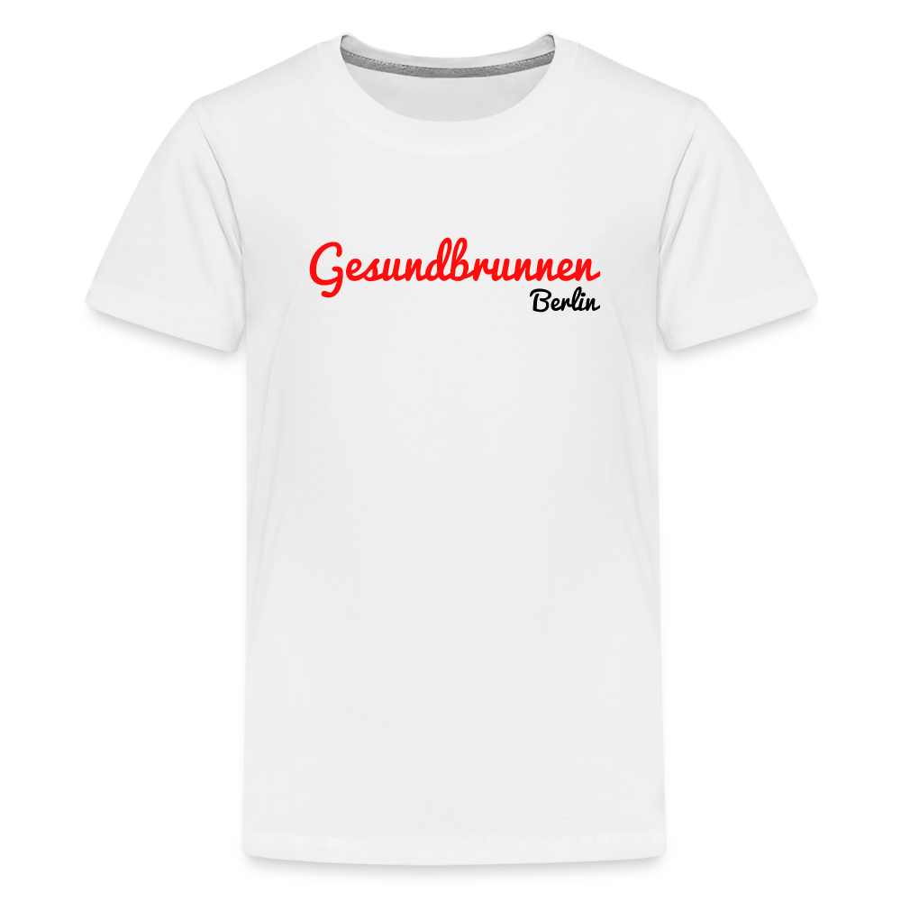 Gesundbrunnen Berlin - Teenager Premium T-Shirt - Weiß