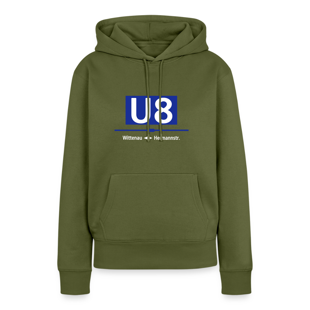 U8 - Frauen Premium Hoodie - Khaki