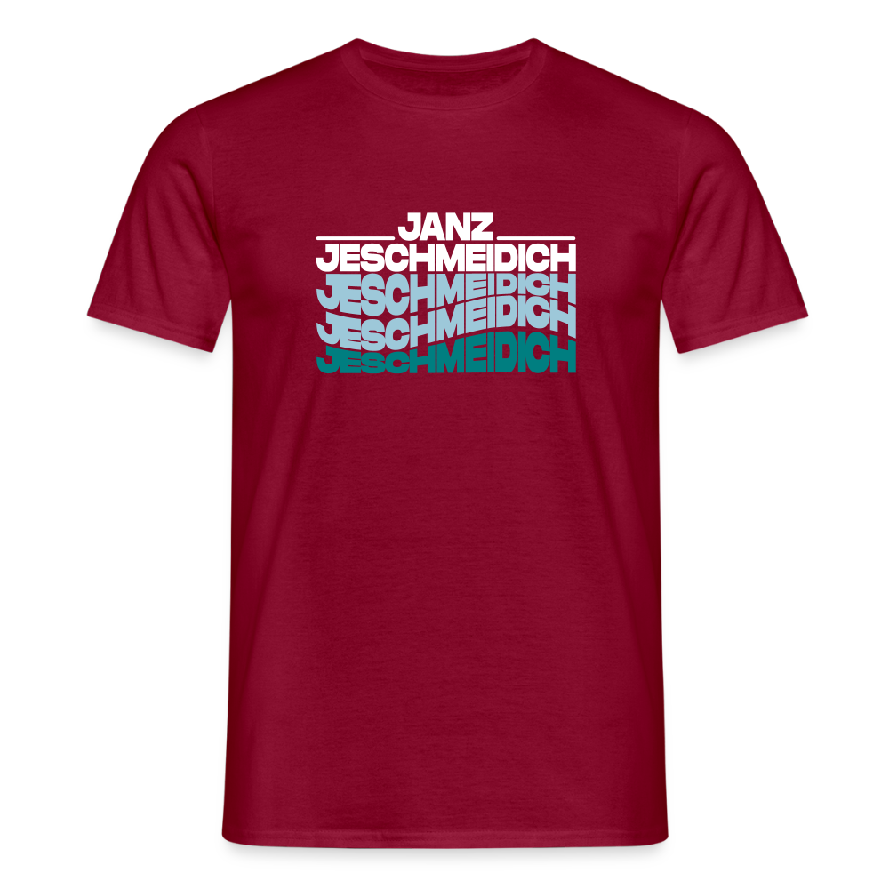 Janz Jeschmeidich - Männer Premium T-Shirt - Ziegelrot
