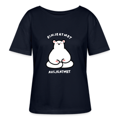 Einjeatmet - Relaxed Rundhals Frauen Bio-T-Shirt
