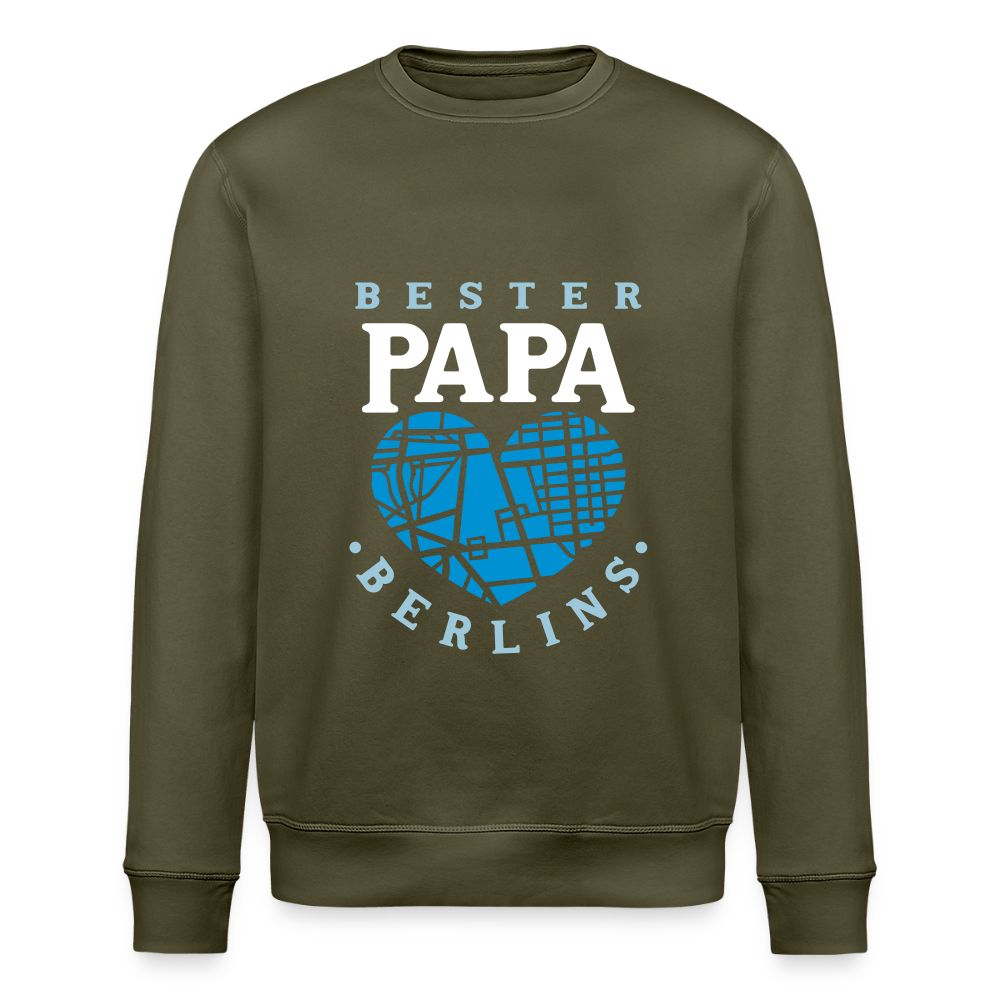 Bester Papa - Unisex Bio Sweatshirt - Khaki