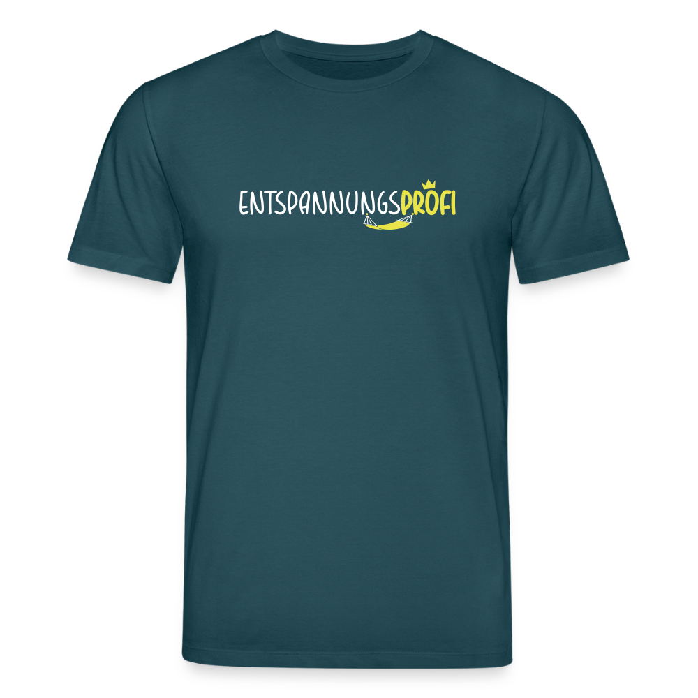 Entspannungsprofi - Unisex Bio T-Shirt - Dunkles Petrol