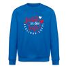 Liebe in der Luft! Berliner Luft! - Unisex Bio Sweatshirt - Königsblau