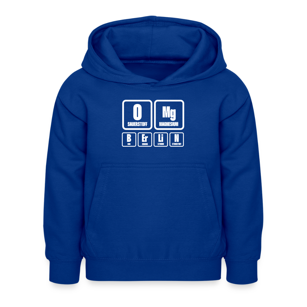 OMG Berlin - Kinder Hoodie - Royalblau