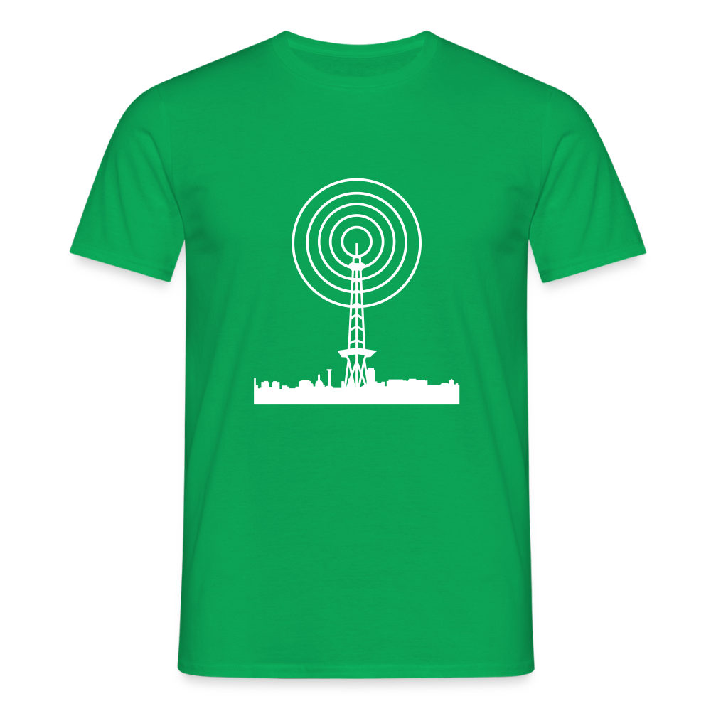 Funkturm im Fokus - Männer Premium T-Shirt - Kelly Green