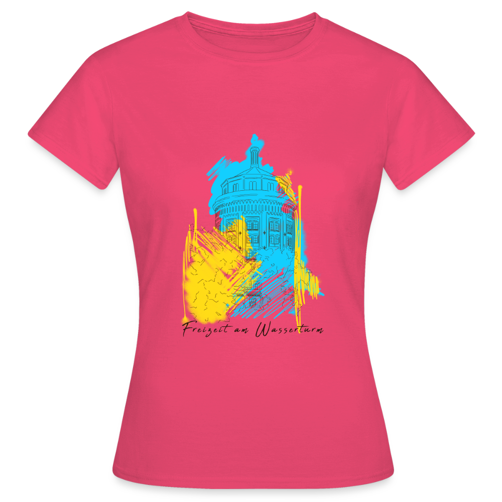 Freizeit am Wasserturm - Frauen Premium T-Shirt - Azalea