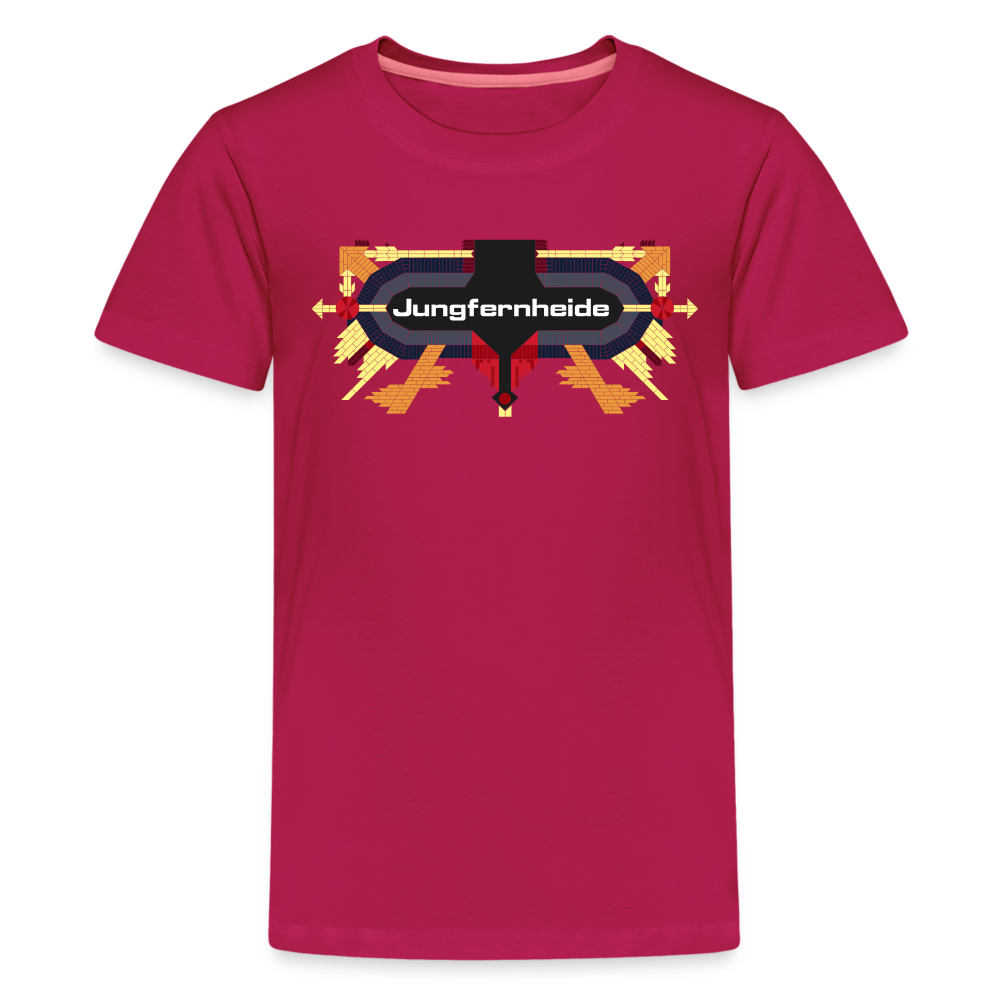 Jungfernheide - Teenager Premium T-Shirt - dunkles Pink