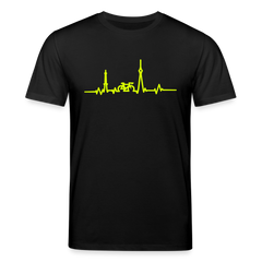 Herzschlag für Fahrradfahrer - Unisex Bio T-Shirt